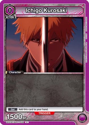 Ichigo Kurosaki (039) (Box Topper Foil) (UE01BT/BLC-1-039) [BLEACH: Thousand-Year Blood War] Foil - Deck Out Gaming