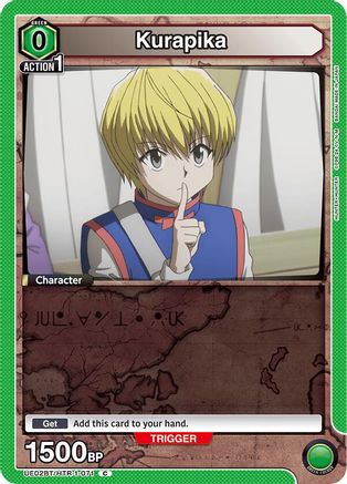 Kurapika (071) (Box Topper Foil) (UE02BT/HTR-1-071) [Hunter x Hunter] Foil