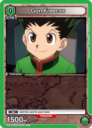 Gon Freecss (075) (Box Topper Foil) (UE02BT/HTR-1-075) [Hunter x Hunter] Foil - Deck Out Gaming