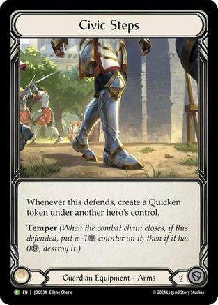 Civic Steps - JDG034 (JDG034) [Flesh and Blood: Promo Cards] Cold Foil - Deck Out Gaming