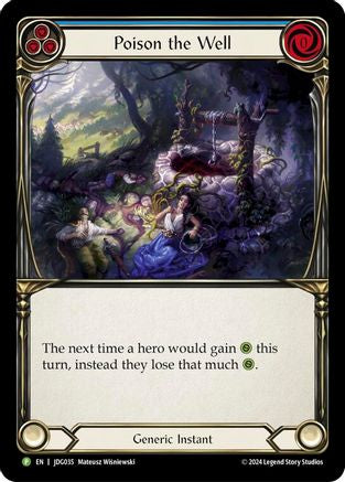 Poison the Well - JDG035 (JDG035) [Flesh and Blood: Promo Cards] Cold Foil - Deck Out Gaming