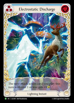 Electrostatic Discharge (Blue) (Extended Art) - LGS349 (LGS349) [Flesh and Blood: Promo Cards] Rainbow Foil - Deck Out Gaming