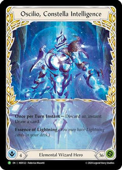 Oscilio, Constella Intelligence - HER122 (HER122) [Flesh and Blood: Promo Cards] Rainbow Foil - Deck Out Gaming
