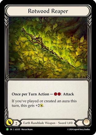 Rotwood Reaper - LGS331 (LGS331) [Flesh and Blood: Promo Cards] Rainbow Foil - Deck Out Gaming