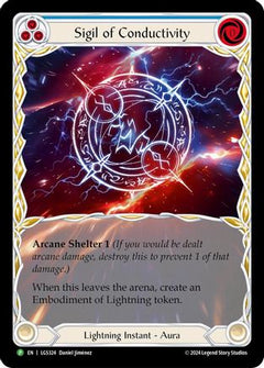 Sigil of Conductivity (Extended Art) - LGS324 (LGS324) [Flesh and Blood: Promo Cards] Rainbow Foil - Deck Out Gaming
