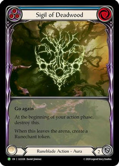 Sigil of Deadwood (Extended Art) - LGS326 (LGS326) [Flesh and Blood: Promo Cards] Rainbow Foil - Deck Out Gaming