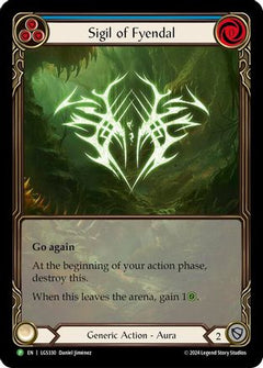 Sigil of Fyendal (Extended Art) - LGS330 (LGS330) [Flesh and Blood: Promo Cards] Rainbow Foil - Deck Out Gaming