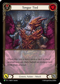 Tongue Tied (Extended Art) - FAB273 (FAB273) [Flesh and Blood: Promo Cards] Rainbow Foil - Deck Out Gaming