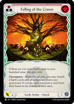 Felling of the Crown - FAB260 (FAB260) [Flesh and Blood: Promo Cards] Cold Foil - Deck Out Gaming
