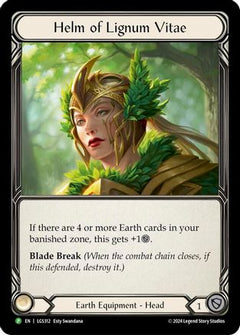 Helm of Lignum Vitae - LGS312 (LGS312) [Flesh and Blood: Promo Cards] Rainbow Foil - Deck Out Gaming