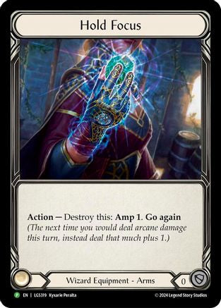 Hold Focus - LGS319 (LGS319) [Flesh and Blood: Promo Cards] Rainbow Foil - Deck Out Gaming