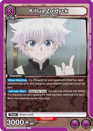 Killua Zoldyck (002) (UE02BT/HTR-P-002) [Hunter x Hunter] Foil - Deck Out Gaming