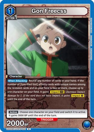 Gon Freecss (001) (UE02BT/HTR-P-001) [Hunter x Hunter] Foil - Deck Out Gaming