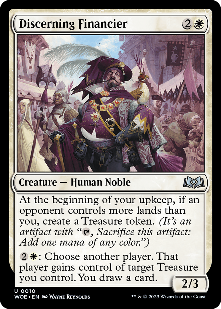 Discerning Financier (10) [Wilds of Eldraine] - Deck Out Gaming