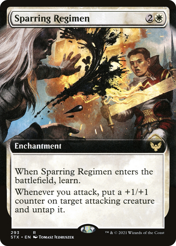 Sparring Regimen (Extended Art) (293) [Strixhaven: School of Mages] - Deck Out Gaming