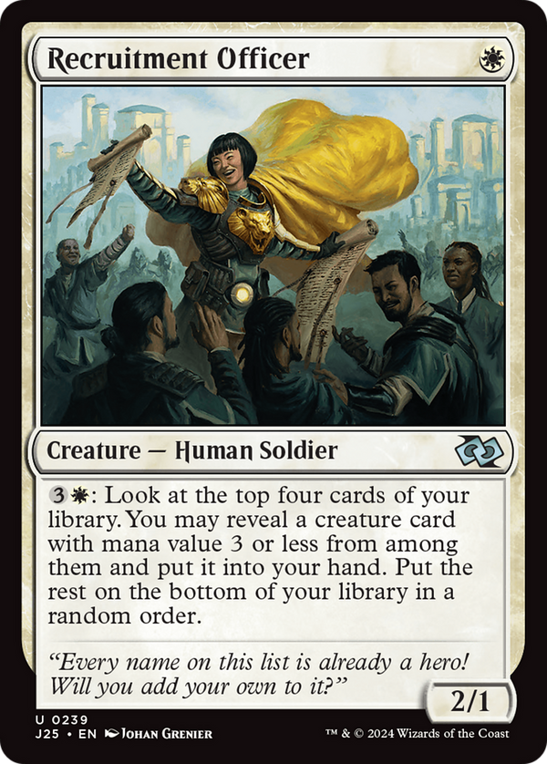 Recruitment Officer (239) [Foundations Jumpstart] - Deck Out Gaming