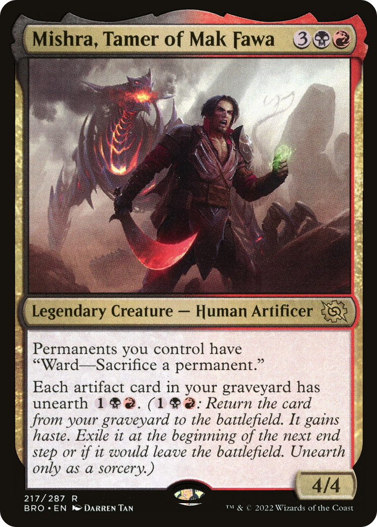 Mishra, Tamer of Mak Fawa (217) [The Brothers' War] - Deck Out Gaming