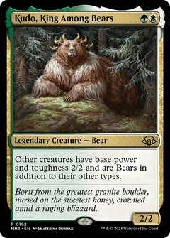 Kudo, King Among Bears (192) [Modern Horizons 3] foil - Deck Out Gaming