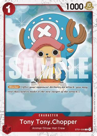 Tony Tony.Chopper (ST01-006) (Jolly Roger Foil) (ST01-006) [Premium Booster -The Best-] Foil - Deck Out Gaming