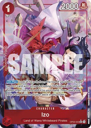 Izo (OP03-003) (Alternate Art) (OP03-003) [Premium Booster -The Best-] Foil - Deck Out Gaming