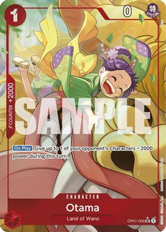Otama (Alternate Art) (OP01-006) [Premium Booster -The Best-] Foil - Deck Out Gaming