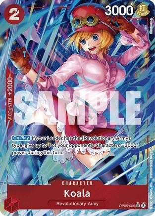 Koala (Alternate Art) (OP05-006) [Premium Booster -The Best-] Foil - Deck Out Gaming