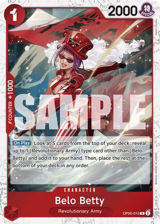 Belo Betty (Jolly Roger Foil) (OP05-015) [Premium Booster -The Best-] Foil - Deck Out Gaming