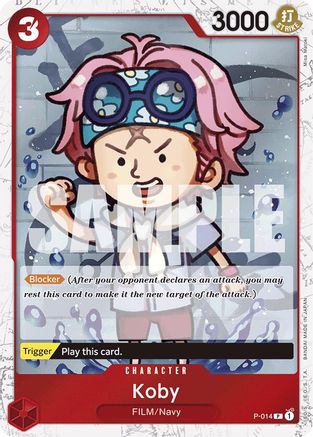 Koby (Jolly Roger Foil) (P-014) [Premium Booster -The Best-] Foil - Deck Out Gaming