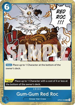 Gum-Gum Red Roc (Jolly Roger Foil) (OP04-056) [Premium Booster -The Best-] Foil - Deck Out Gaming