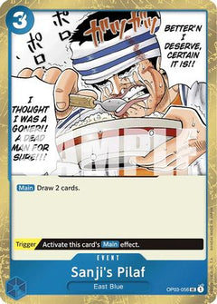 Sanji's Pilaf (Jolly Roger Foil) (OP03-056) [Premium Booster -The Best-] Foil - Deck Out Gaming