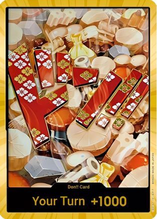 DON!! Card (Oden) (Gold) [Premium Booster -The Best-] Foil - Deck Out Gaming
