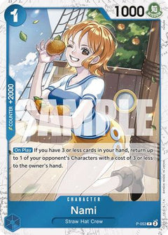 Nami (P-053) (Jolly Roger Foil) (P-053) [Premium Booster -The Best-] Foil - Deck Out Gaming