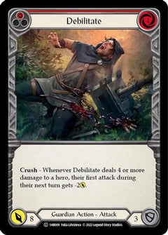 Debilitate (Red) (1HB009) [Historic Pack 1 Blitz Deck: Bravo] - Deck Out Gaming