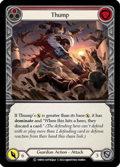 Thump (Red) (1HB010) [Historic Pack 1 Blitz Deck: Bravo] - Deck Out Gaming