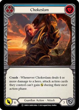 Chokeslam (Blue) (1HB016) [Historic Pack 1 Blitz Deck: Bravo] - Deck Out Gaming