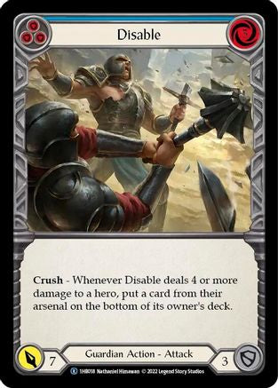 Disable (Blue) (1HB018) [Historic Pack 1 Blitz Deck: Bravo] - Deck Out Gaming