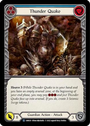 Thunder Quake (Blue) (1HB020) [Historic Pack 1 Blitz Deck: Bravo] - Deck Out Gaming