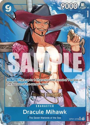 Dracule Mihawk (OP01-070) (Alternate Art) (OP01-070) [Premium Booster -The Best-] Foil - Deck Out Gaming