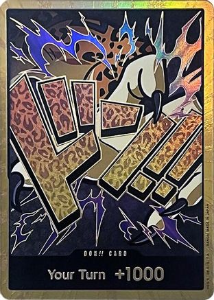 DON!! Card (Rob Lucci) (Gold) [Premium Booster -The Best-] Foil - Deck Out Gaming