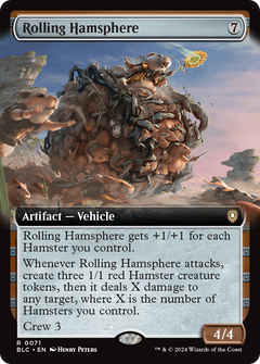Rolling Hamsphere (Extended Art) (71) [Bloomburrow Commander] - Deck Out Gaming