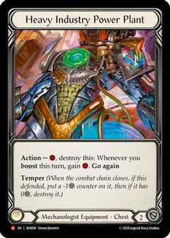 Heavy Industry Power Plant (AIO004) [Armory Deck: Dash] Rainbow Foil - Deck Out Gaming