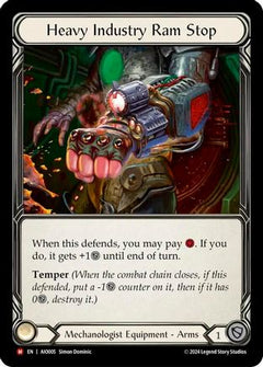 Heavy Industry Ram Stop (AIO005) [Armory Deck: Dash] Rainbow Foil - Deck Out Gaming