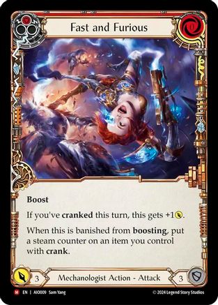 Fast and Furious (Red) (AIO009) [Armory Deck: Dash] - Deck Out Gaming