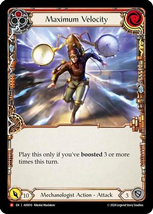 Maximum Velocity (AIO010) [Armory Deck: Dash] - Deck Out Gaming