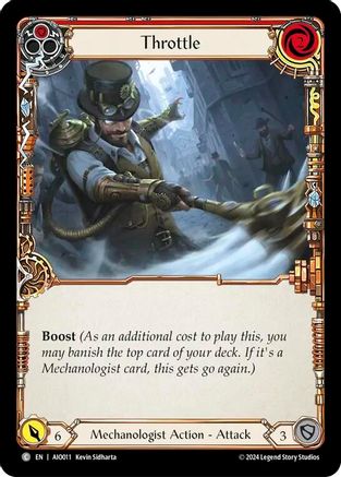 Throttle (Red) (AIO011) [Armory Deck: Dash] - Deck Out Gaming