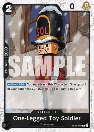 One-Legged Toy Soldier (Jolly Roger Foil) (OP05-081) [Premium Booster -The Best-] Foil - Deck Out Gaming