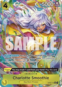 Charlotte Smoothie (Alternate Art) (OP03-110) [Premium Booster -The Best-] Foil - Deck Out Gaming