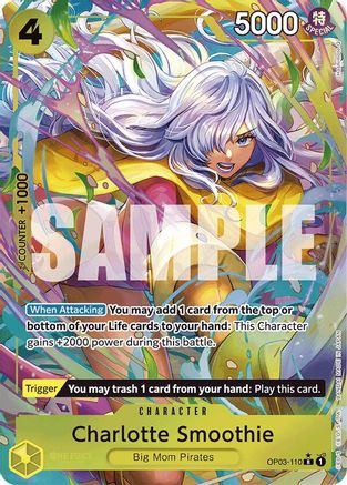 Charlotte Smoothie (Alternate Art) (OP03-110) [Premium Booster -The Best-] Foil - Deck Out Gaming