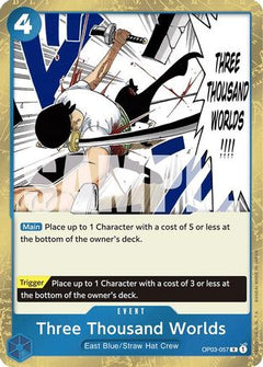 Three Thousand Worlds (Jolly Roger Foil) (OP03-057) [Premium Booster -The Best-] Foil - Deck Out Gaming