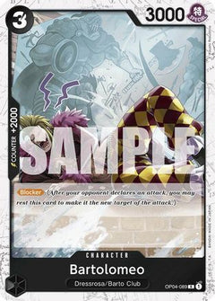 Bartolomeo (OP04-089) (Jolly Roger Foil) (OP04-089) [Premium Booster -The Best-] Foil - Deck Out Gaming